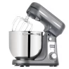 BioloMix BM601 1200W Kitchen Food Stand Mixer, Cream Egg Whisk, Cake Dough Kneader, 6L Capacity, Stainless Steel Bowl - Gray