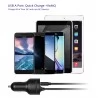 Tronsmart 2Ports Quick Charge 3.0 33W Type A USB Car Charger for Quick Charge 3.0 and 2.0 Compatible Device