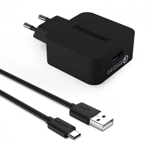 Tronsmart Quick Charge 3.0 muurlader met 1.8m Micro USB kabel