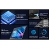 DERE M12 15,6-Zoll-Laptop Intel Celeron N5095, Intel UHD-Grafik, Windows 11 Pro, 16 GB DDR4 512 GB SSD - Rot