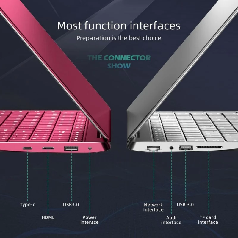 DERE M12 15.6 Inch Laptop Intel Celeron N5095, Intel UHD Graphics