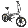 PVY Z20 Pro 20*2.3 Inch Foldable Electric Bike, 500W Hub Motor, 10.4Ah Removable Battery, 25 km/h, 80-100km - Grey