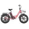 ENGWE L20 20*4.0 Inch Mountain Tire Electric Bike, 250W Motor, 25km/h Max Speed, 48V 13Ah Battery - Rose Red