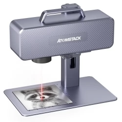 Atomstack M4 Handheld Laser Marking Machine, 1064nm Infrared Light Source, 0.02mm Compressed Spot, 12000mm/s, 70x70mm