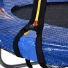Outdoor-Trampolin mit Sicherheitsnetz und gepolsterten Stangen