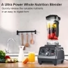 BioloMix T5200 3HP 2200W Timer Blender, Fruit Food Mixer Juicer, 2L Capacity, BPA Free