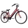 GOGOBEST GM28 elektrische fiets, 27,5"*1,5 banden, 36V 350W motor, 25km/h, 10.4Ah batterij, 60-80km - Rood