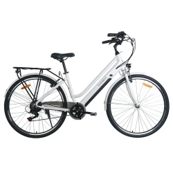 GOGOBEST GM28 elektrische fiets, 27,5"*1,5 banden, 36V 350W motor, 32km/h max snelheid, 10.4Ah batterij, 60-80km - Wit