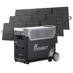 FOSSiBOT F3600 + 3 stuks FOSSiBOT SP420 420W Zonnepanelen Kit