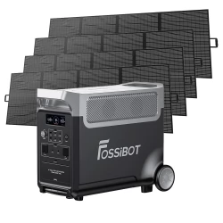 FOSSiBOT F3600 + 4 Stück FOSSiBOT SP420 420 W Solarpanel-Kit