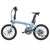 ADO A20 Air Foldable City Electric Bike,250W Motor,10Ah Samsung Battery,37 Nm Torque,Carbon Belt, IPS Display - Blue