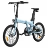 ADO A20 Air opvouwbare elektrische fiets, 250W motor, 10Ah Samsung batterij, 37 Nm koppel, carbon riem, IPS-scherm - Blauw
