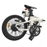 ADO A20 Air Foldable City Electric Bike,250W Motor,10Ah Samsung Battery,37 Nm Torque,Carbon Belt, IPS Display - White