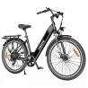 ESKUTE Polluno Plus Electric Commuter Bike, 28*1.75in Tire, 250W Motor, 25km/h Max Speed, 20Ah Battery, 120km Mileage - Black