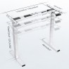 ACGAM ET225E Electric Dual-motor Three-stage Legs Standing Desk Frame Ergonomic Height Adjustable Desk Base (Frame Only)