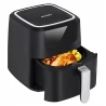 BioloMix BAF500D 1400W Digital Air Fryer, 5L Hot Oven Cooker, 8 Presets, Nonstick Dual Pot, LED Touchscreen