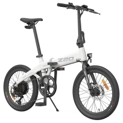 HIMO Z20 Plus Foldable Electric bike, 20*2.125in Tire, 250W Motor, 25km/h Max Speed, 10Ah Battery, 80km Max Range - White