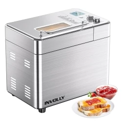 Involly BM8216-D 15 in 1 Fully Automatic Bread Maker with Automatic Ingredient Box, up to 1kg Capacity, 15H Timer
