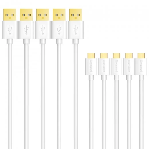 Tronsmart USB 2.0 Male to Micro USB Cable 5 Pack