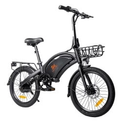 Kukirin V1 Pro City Electric Bike, 25km/h,48V 7.5Ah Battery,350W Motor, Max Range 45km, Front Basket, Rear Rack
