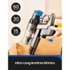 Proscenic P11 Smart Cordless Vacuum Cleaner, 30000Pa Suction, 650ml Dustbin, 4-Stage Filtration System, 60Mins Runtime