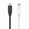 Tronsmart [2 Pack] 2x 1M USB 2.0 Type-C Male To Type-C Male Cable Black-White