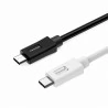 Tronsmart [2er Pack] 2x 1M USB 2.0 Typ-C Male zu Typ-C Male Kabel Schwarz+Weiß