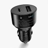 Tronsmart type-C Quick Charge 3.0 2 poorts Autosnellader