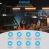 Cetus3D Cetus2 3D-Drucker Deluxe-Version, On-the-Fly-Umschaltung mit Dual-Extrusion, 200 x 300 x 300 mm