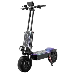 OOTD D99 Off-road Electric Scooter with Turn Signal Lights, 3000W*2 Motors, 60V 42Ah Battery,13 Inch Pneumatic Tires