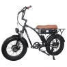GOGOBEST GF750 Electric Bike,1000W*2 Motor, 48V 17.5Ah Battery,Mechanical Disc Brake- Black