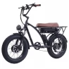 GOGOBEST GF750 Plus Electric Bike,1000W*2 Motor, 48V 17.5Ah Battery,Front and Rear Hydraulic Brakes - Black