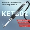 KAIWEETS KETS02 Smart Digitales Lötkolben-Set, 9-20V Betriebsspannung, präzise Temperaturregelung, Schlafmodus