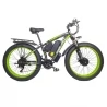SMLRO XDC600 Electric Bike,1000W*2 Motor, 48V 22.4Ah Battery,25 km/h Max Speed,140km Max Rang,82 N.m Torque - Green