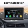 Draagbare MP5-speler voor in de auto, FM-radio, 7"  touchscreen, met Sunshade, ondersteunen Bluetooth-muziek & handsfree bellen