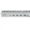3inuS 87-Tasten 5in1 mechanische Tastatur, Hub Dual USB-C Kabel, Hot-Swap-fähig - Rote Schalter