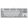 3inuS 87-Key 5-in-1 Mechanical Keyboard, Hub Dual USB-C Cable, Hot-Swappable - Brown Switches