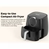 JOYAMI 1700W Air Fryer with Visible Window, 5.7L/6QT Capacity, 8 Presets, Touchscreen