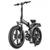 ENGWE X20 20*4.0 inch Tires Foldable Electric Bike, 750W Motor, 14.4Ah+7.8Ah Dual Battery, 50km/h, 114km - Black