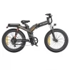 ENGWE X24 24*4.0 inch Tires Foldable Electric Bike, 1000W Motor, 19.2Ah+10Ah Dual Battery, 50km/h, 150km - Black