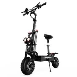 DUOTTS D66 elektrische scooter met richtingaanwijzers, 1800W * 2 motoren, 60V 24Ah batterij, 11 "Off-road banden