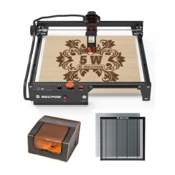 Mecpow X3 5W Laser Engraving Machine+H44 440*440mm Engraving Honeycomb Working Table+FC1 Laser Engraver Enclosure Kit