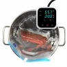 Sous Vide Cooker Machine, 1100W Vacuum Slow Cooker Heater, LED Touch Screen, 25-95 Celsius Temperature Range