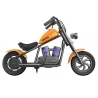 Hyper GOGO Cruiser 12 Plus Elektrische Motorfiets voor Kinderen, 12 x 3" Banden, 160W, 5.2Ah, Bluetooth-luidspreker - Oranje