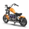Hyper GOGO Cruiser 12 Plus Electric Motorcycle for Kids, 12 x 3" Tires, 160W, 5.2Ah, Bluetooth Speaker, LED Lights - Orange
