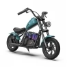 Hyper GOGO Cruiser 12 Plus Electric Motorcycle for Kids, 12 x 3" Tires, 160W, 5.2Ah, Bluetooth Speaker, LED Lights - Blue
