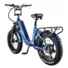 FAFREES F20 Master Elektrische fiets, Carbon Fiber, 500W Hub Motor, 48V 22.5Ah Samsung Batterij, 20 * 4.0 Inch Luchtband - Blauw