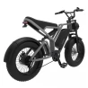 EUENI FXH009 Elektrische fiets met 20 inch banden, 750W motor, 45 km/u, 15Ah accu, 96 km - Grijs
