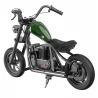 Hyper GOGO Cruiser 12 Elektrische Motorfiets voor Kinderen, 12 inch Banden, 160W Motor, 21,9V 5,2Ah Batterij - Groen