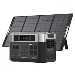 OUKITEL BP2000 + 1 stuks PV400 400W draagbaar zonnepaneel kit